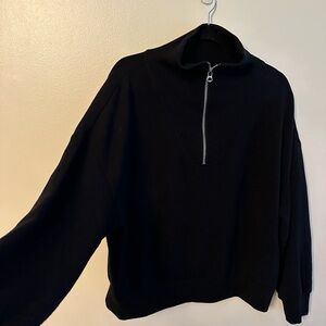 Varley Hawlwy half zip  Black Sweatshirt